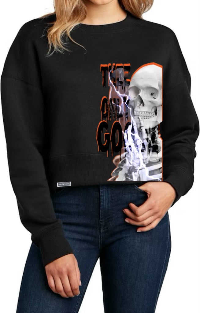 Thee Bones (Cropped Crewneck)