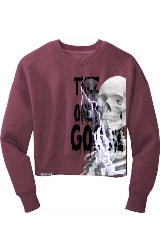 Thee Bones (Cropped Crewneck)